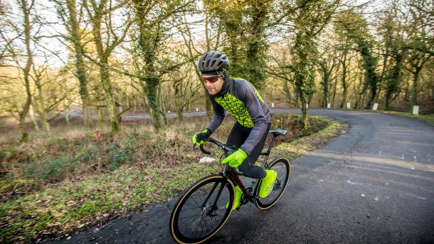 Radfahrer auf Bornholm